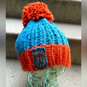 Diesel Knit Pom Beanie